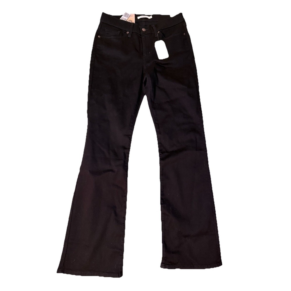 Women's Levi's Classic Bootcut Stellar Stretch Black Jeans size 8M 29x32, NEW